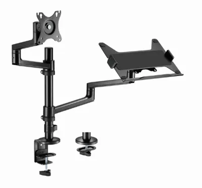 Gembird MA-DA-04 One Monitor+ Laptop VESA Arm stand for 1 monitor laptop