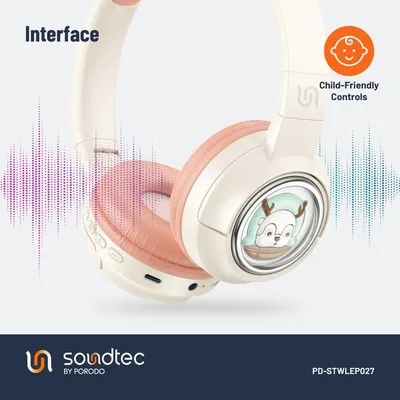 Headphone porodo kids 400mah