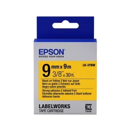 Label tape Epson LK3YBW 9mm on
