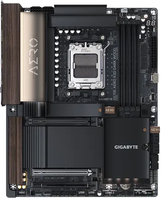 Motherboard Gigabyte X870E AERO X3D DARK WOOD