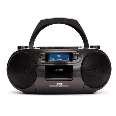 AIWA PORTABLE CD MP3 USB TAPE BT WITH FMPLL RADIO