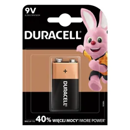 Battery Duracell 9V 1x10 6LF22