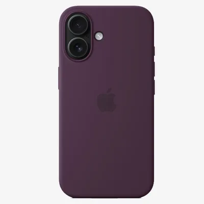iPhone 16 Plus Silicone Case with MagSafe, Plum