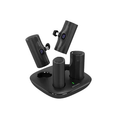 Power bank Porodo Station 5000mAh with Lightning Type-C